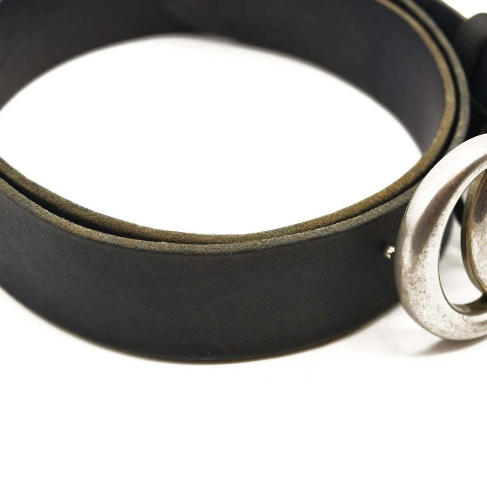GUCCI Textured Calfskin Double G 40mm Belt 95 38 Dark Cocoa - Picture 5 of 11